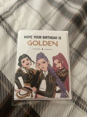 KPOP Demon Hunters Birthday Cards x 2